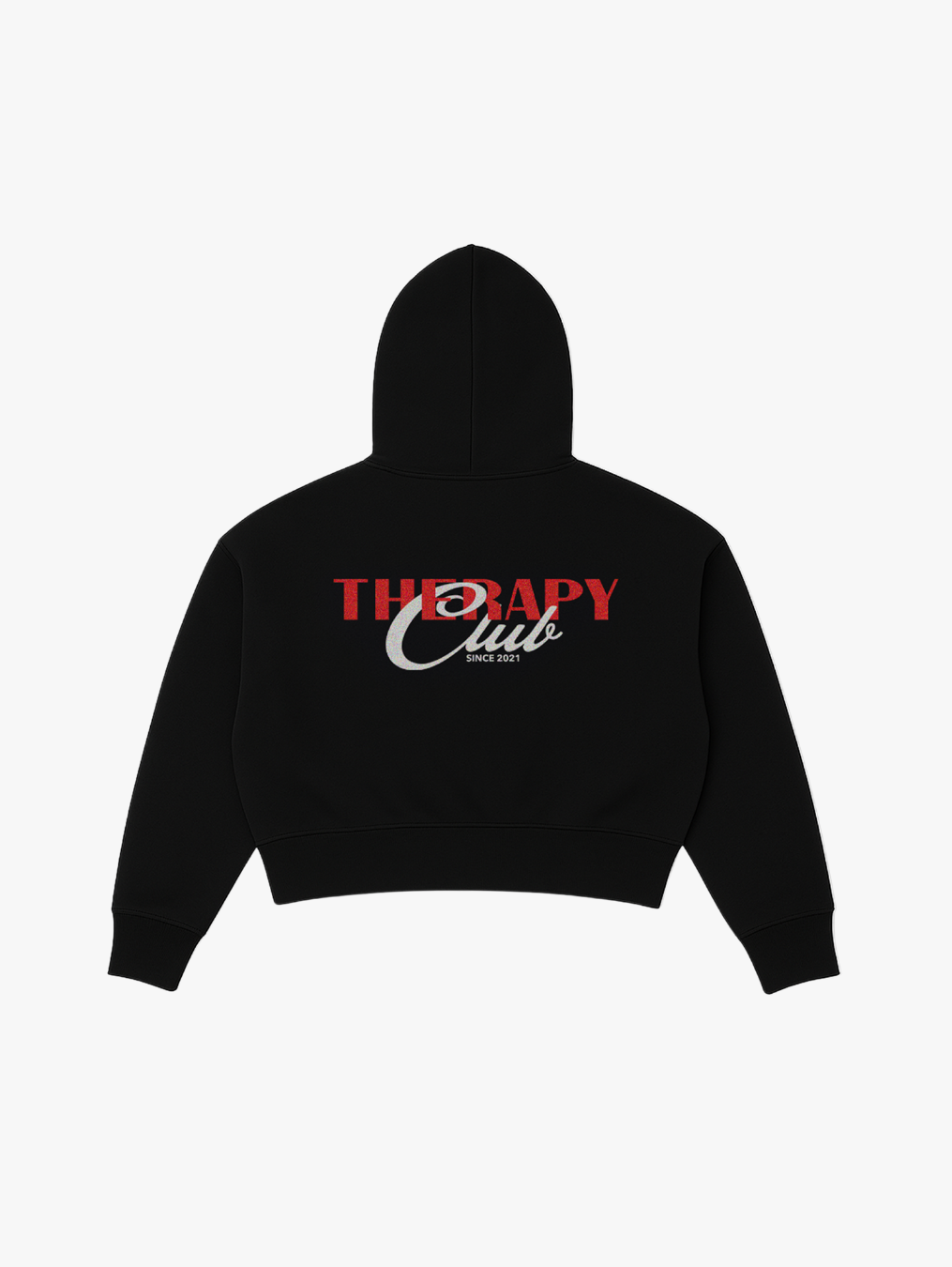 Therapy Club Cropped Hoodie