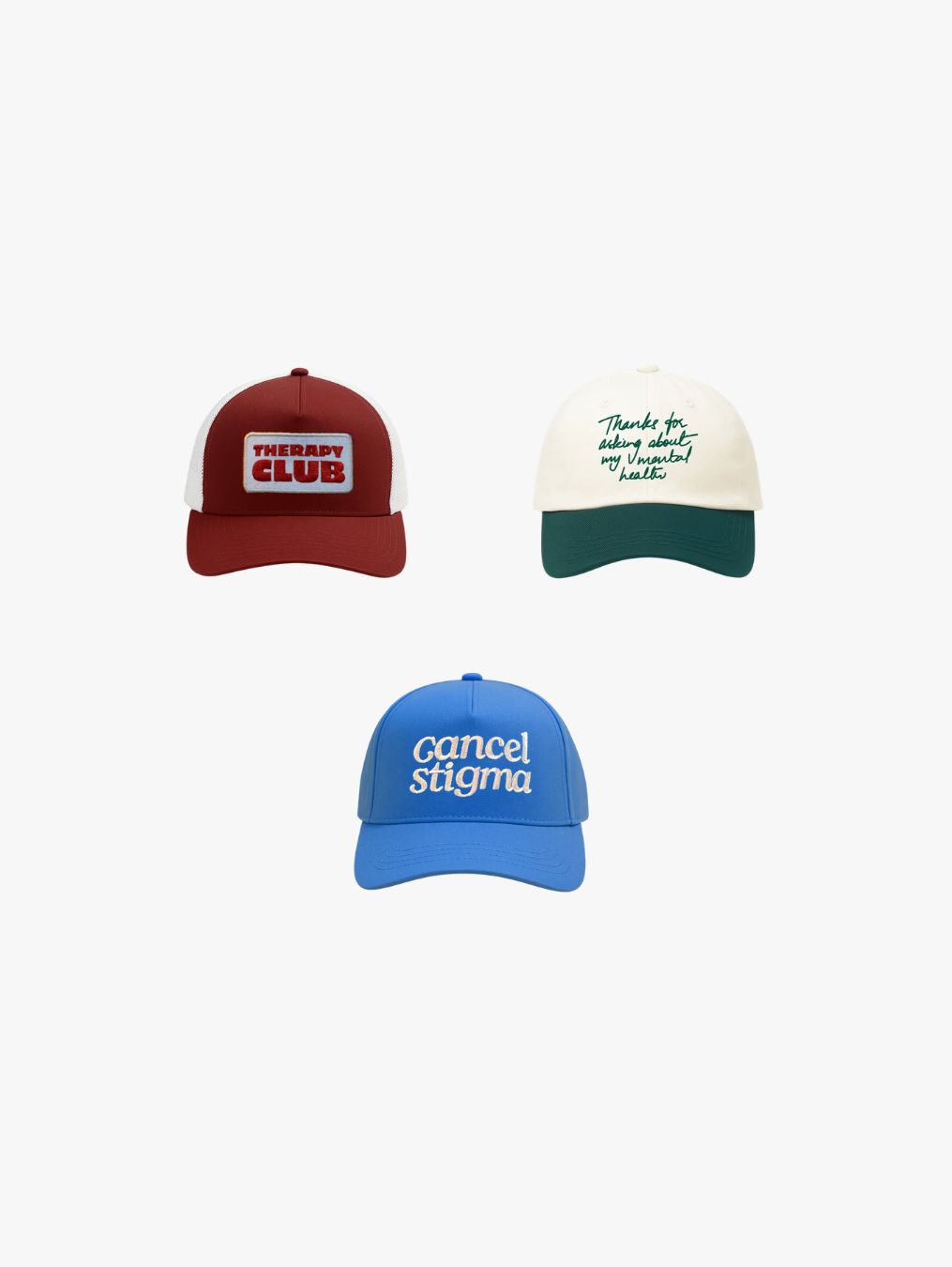 Headspace collection - Our best selling caps