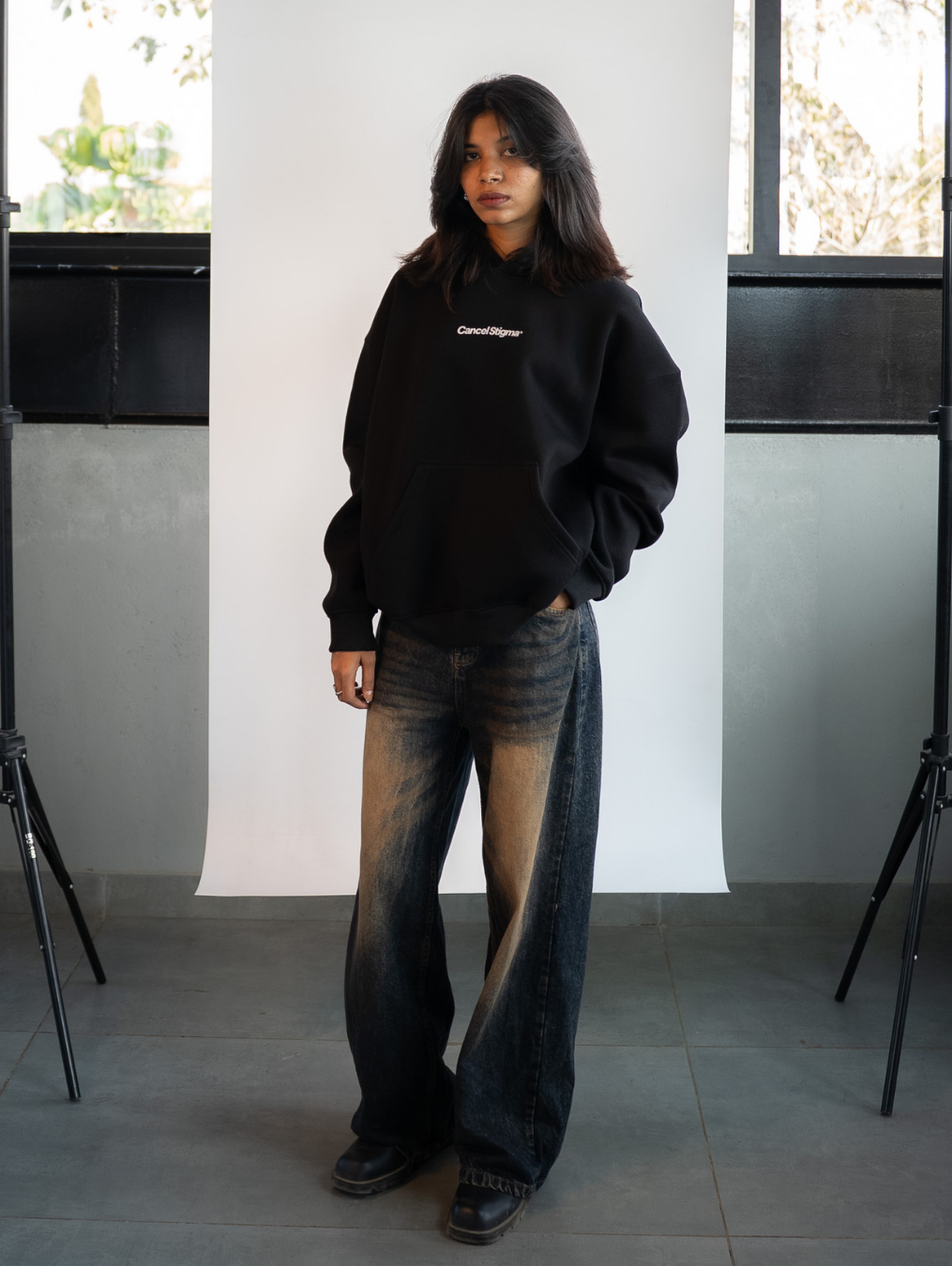 Everyday Essential Hoodie - Midnight Black