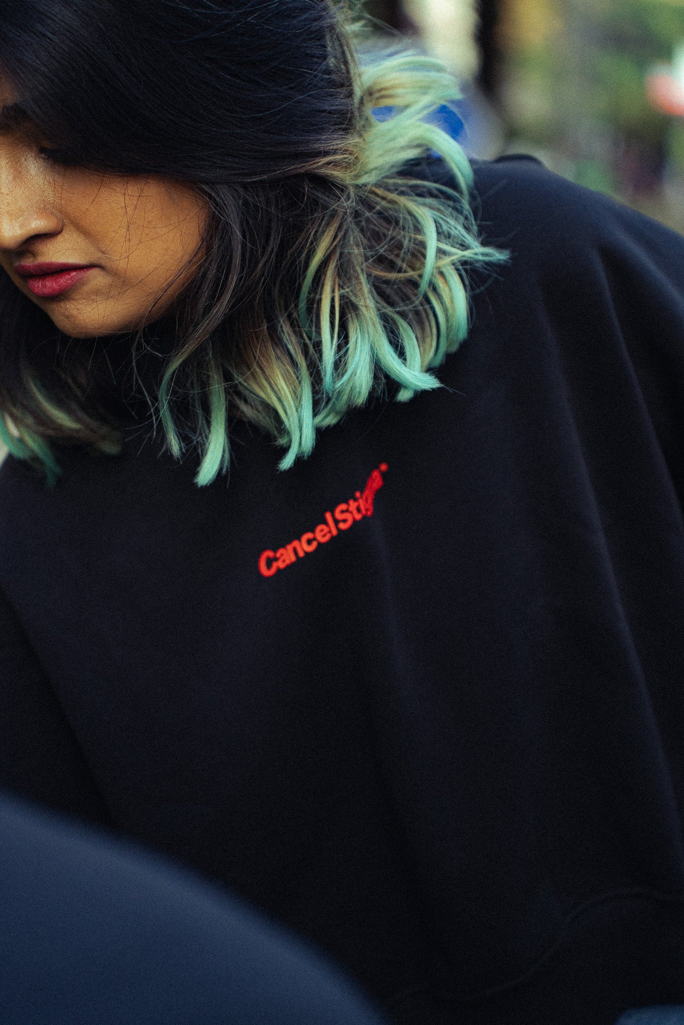 Therapy Club Cropped Hoodie