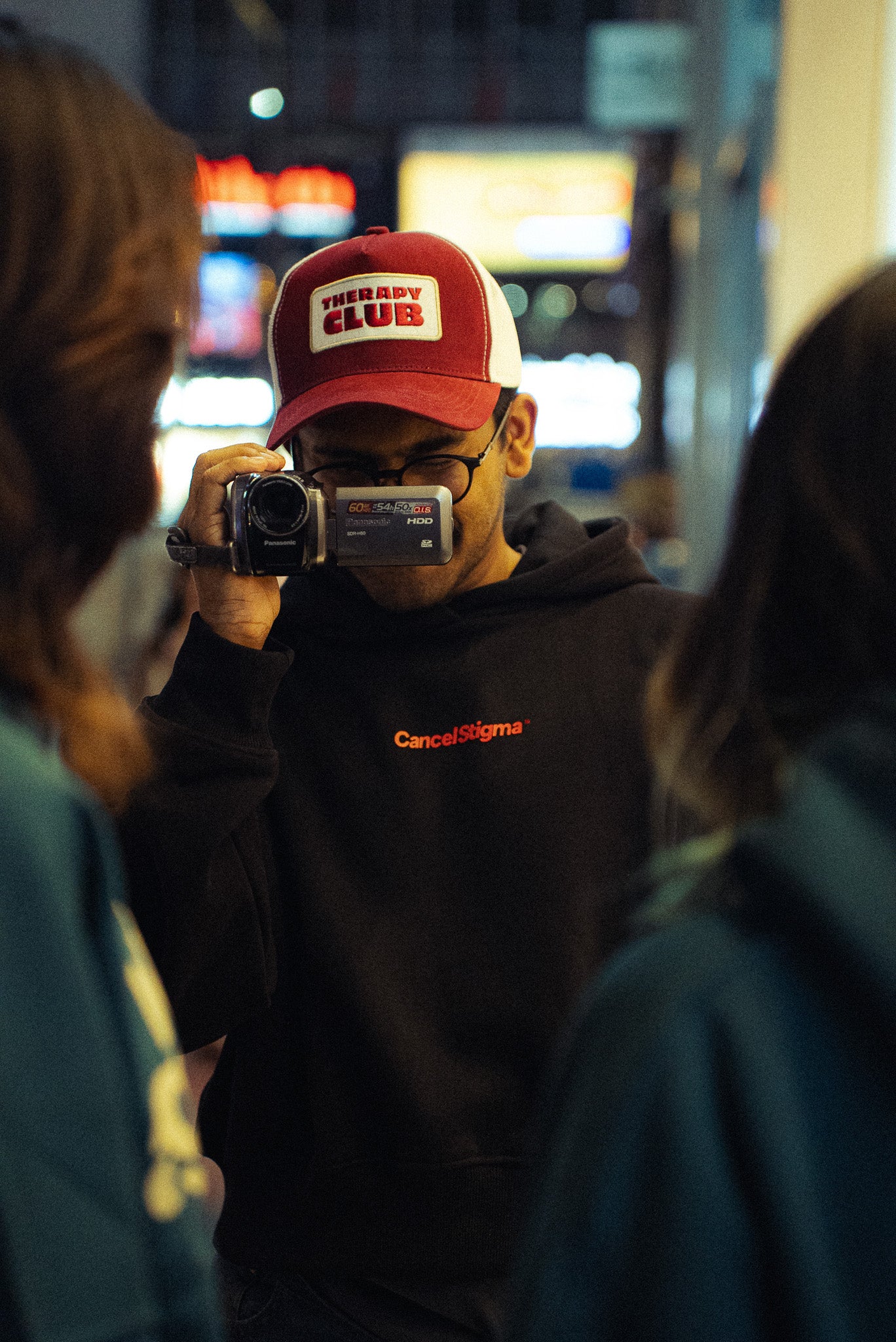 Therapy Club Cropped Hoodie