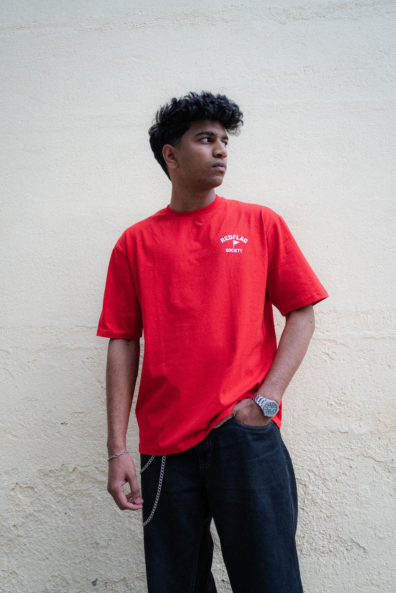Red Flag Society Heavyweight Tee - Unisex