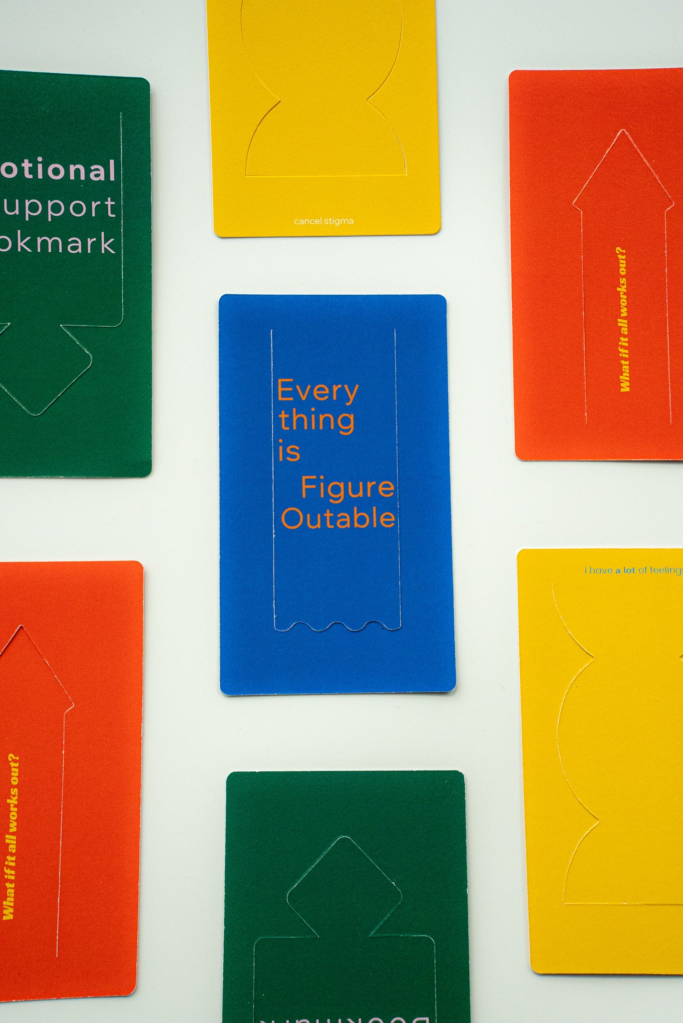 Cancel Stigma Bookmarks - Set of 4