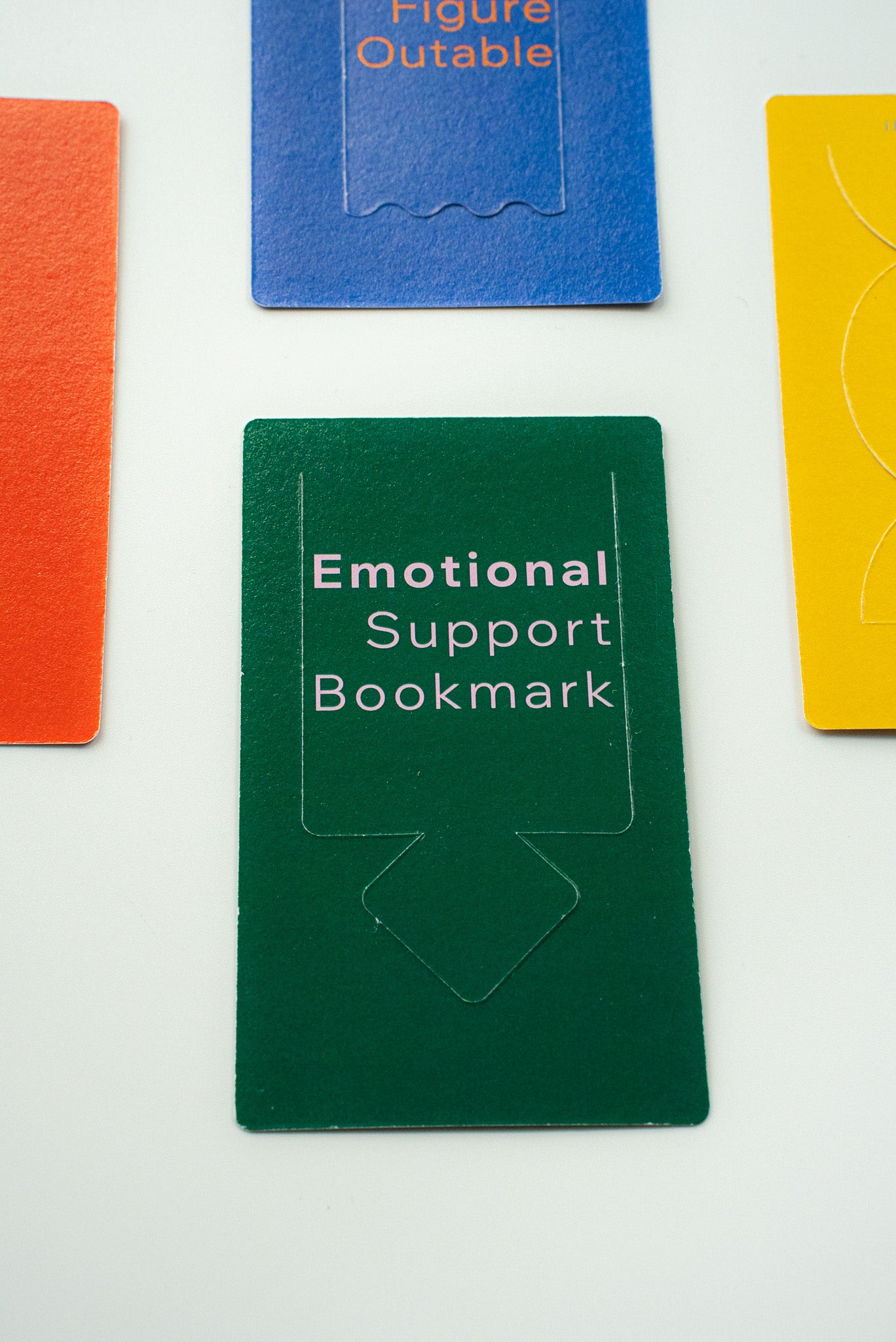 Emotional Support Bookmark (Green)