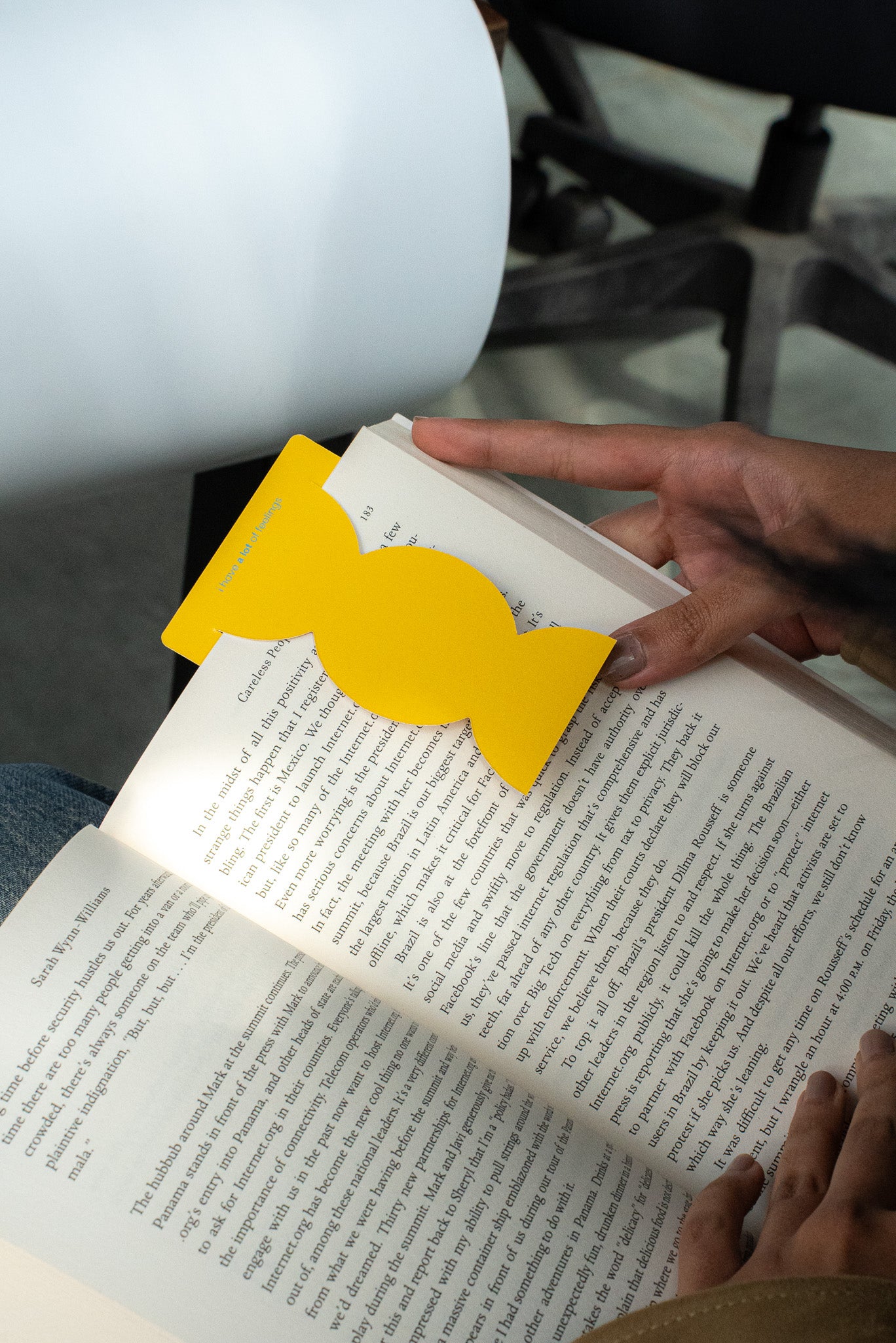 I Have a Lot of Feelings Bookmark (Yellow)