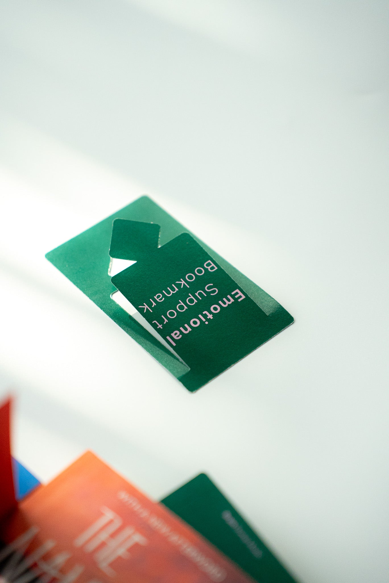Emotional Support Bookmark (Green)