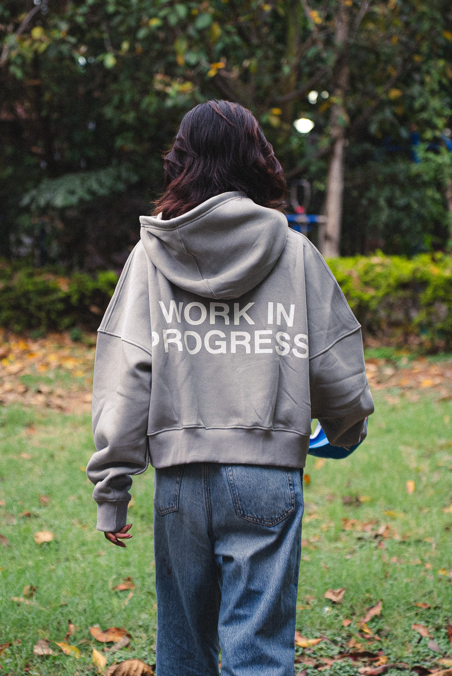 Work in Progress Cropped Hoodie