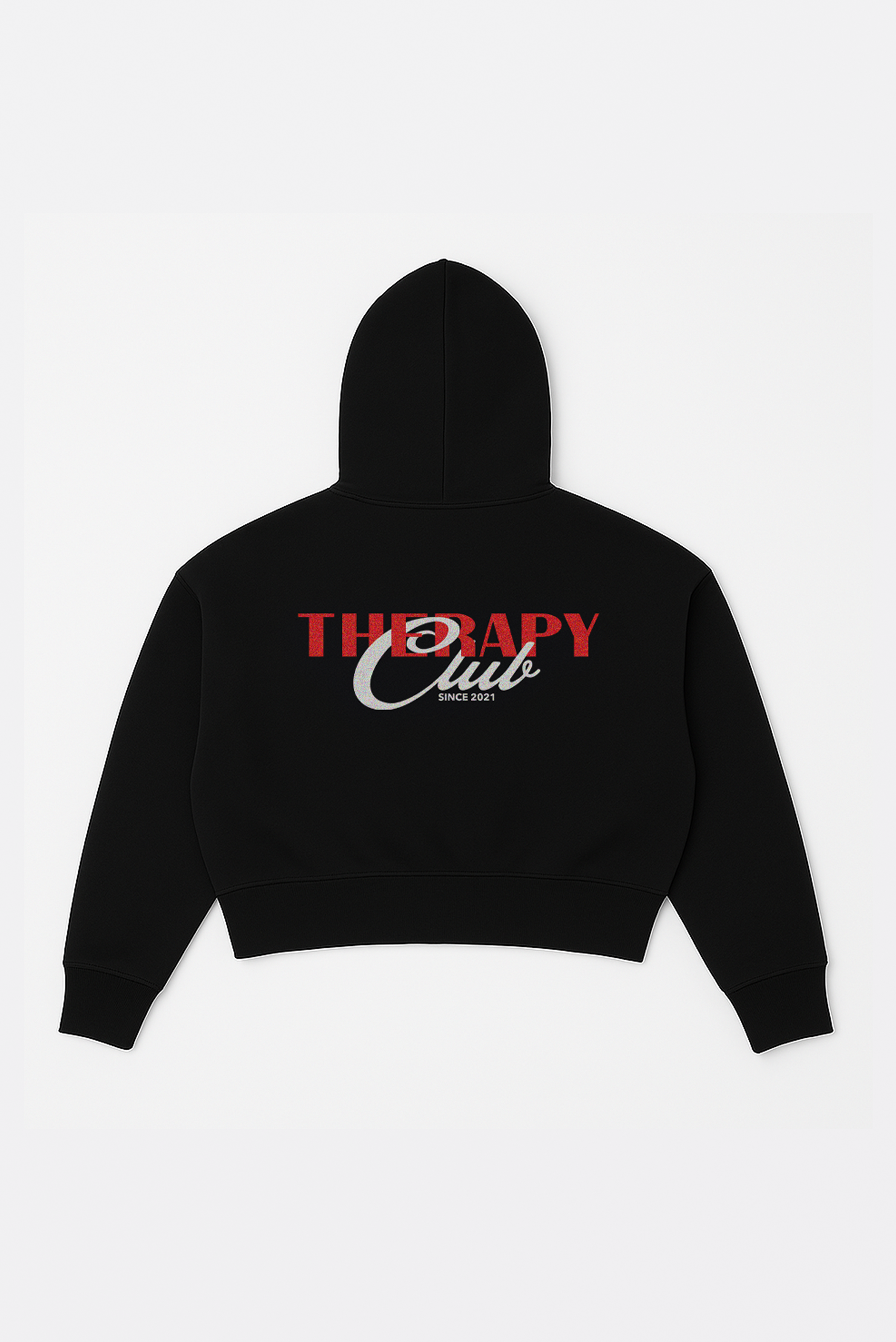 Therapy Club Cropped Hoodie