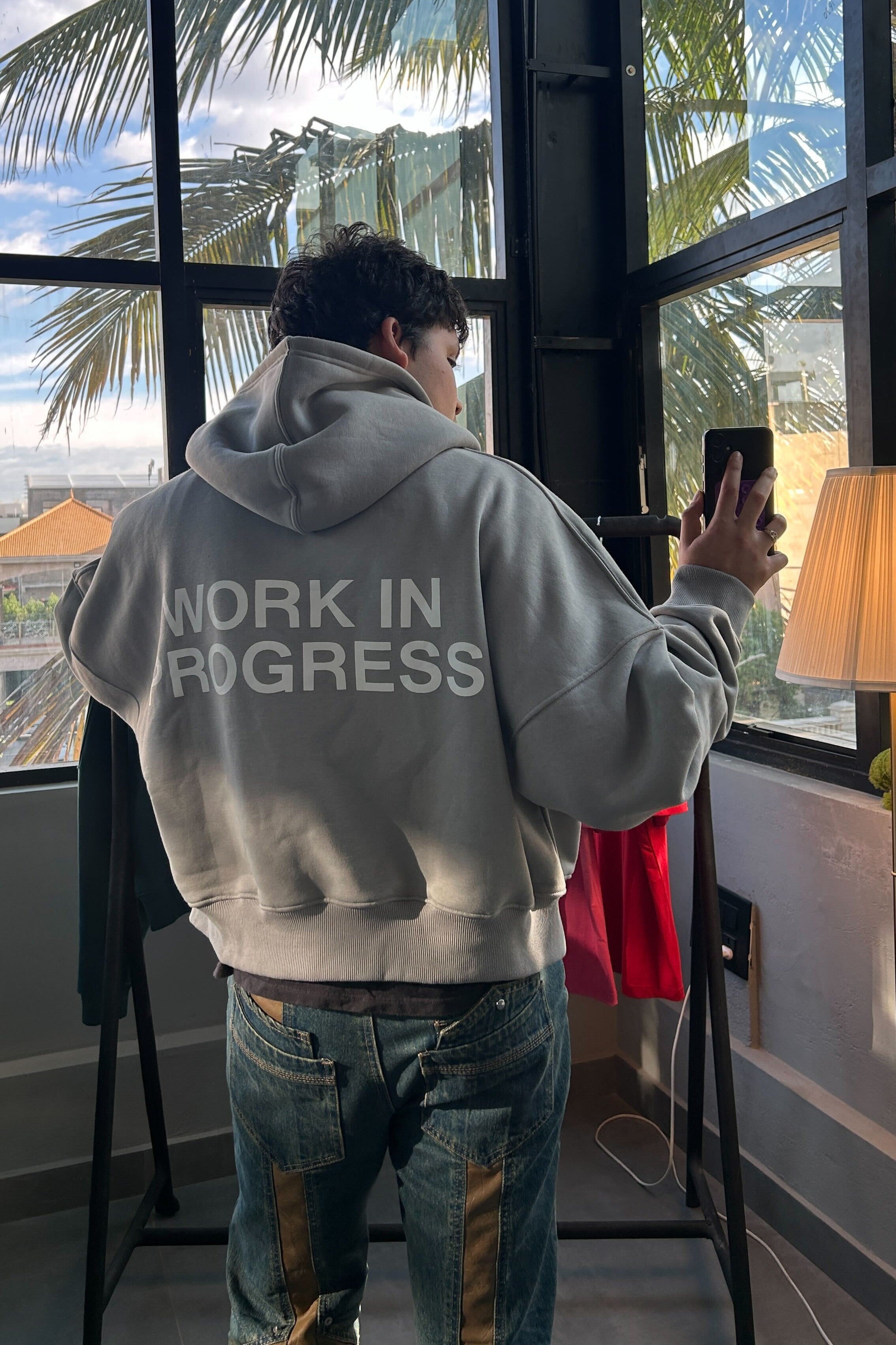 Work in Progress Cropped Hoodie - Classic Unisex Fit